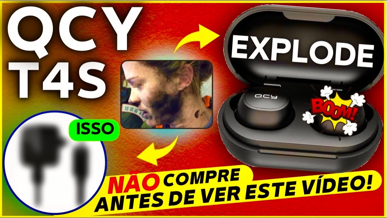 QCY T4S: NÃO Carregue Fone Bluetooth com Carregador Turbo de Celular! 🔴 ALERTA! 🔴