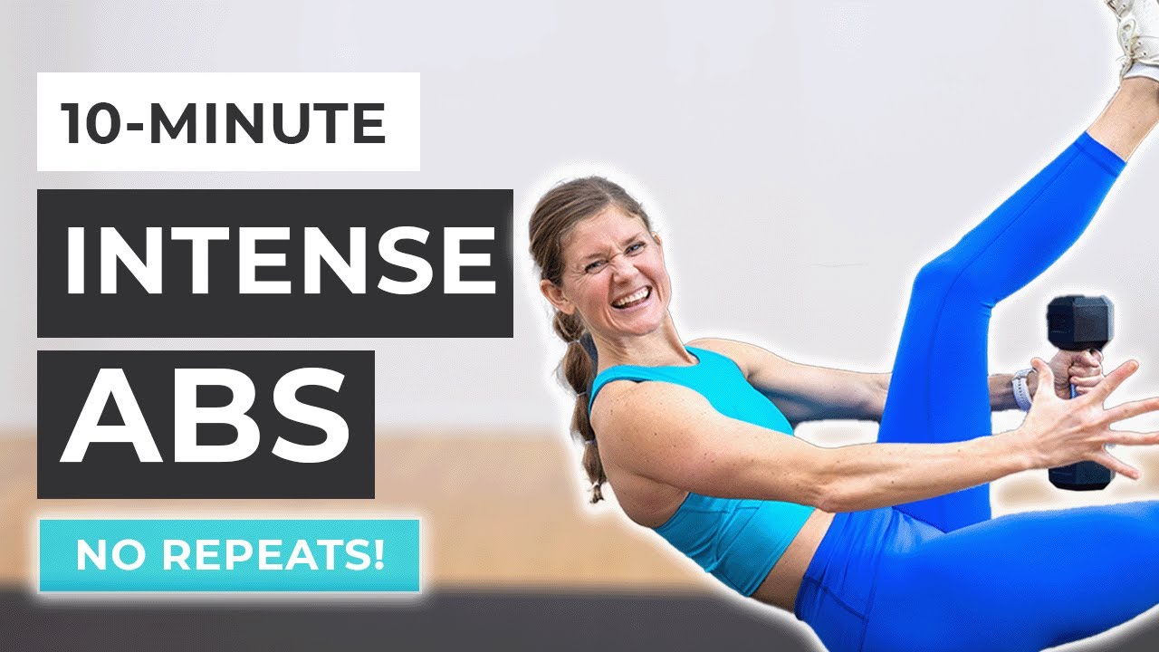 10-Minute Intense Abs (No Repeats)