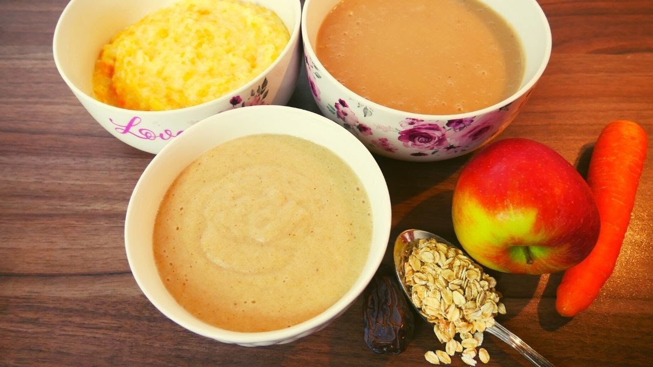 3 рецепта здорового детского питания || От 7 до 12 месяцев || Здоровое и вкусное детское питание