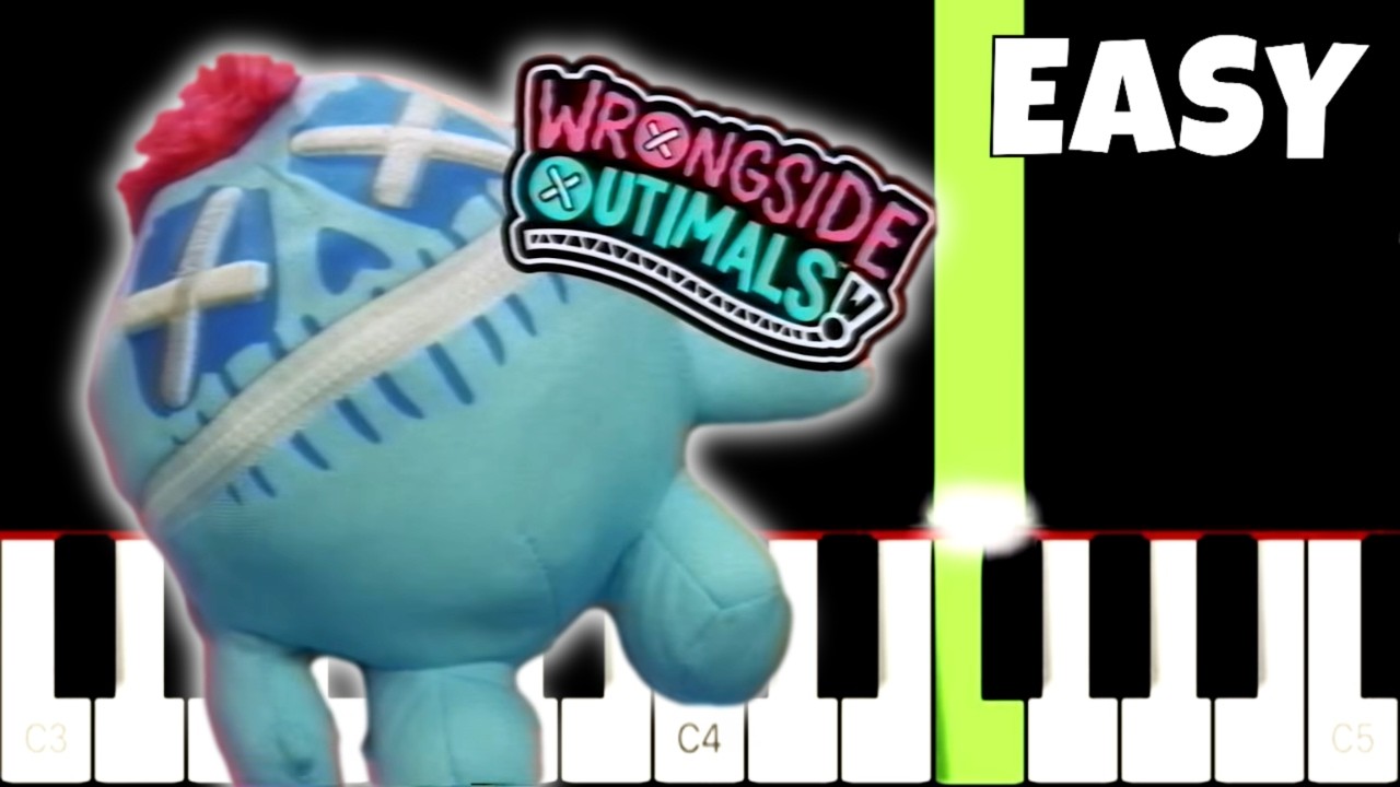 Poppy Playtime Chapter 5 - Wrongside Outimals - EASY Piano Tutorial