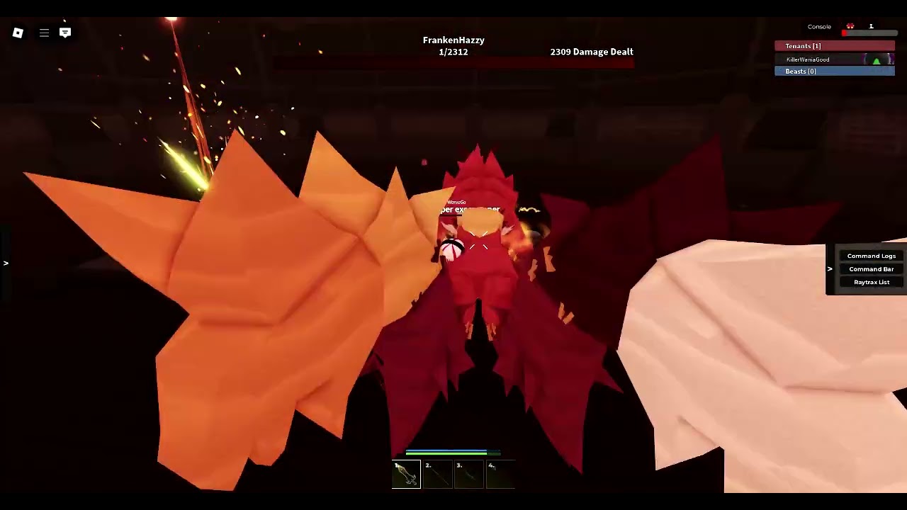 after defeating the boss franken hazzy