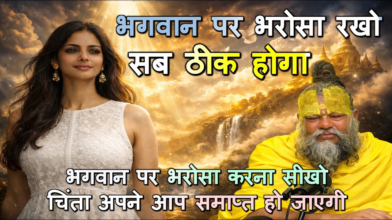 भगवान पर भरोसा करना सीखो, चिंता अपने आप समाप्त हो जाएगी #चिंतामुक्तजीवन, #आध्यात्मिकशांति, #सत्संग