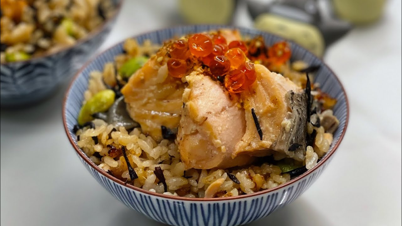 Salmon Miso Rice Cooker Recipe In 4K HDR