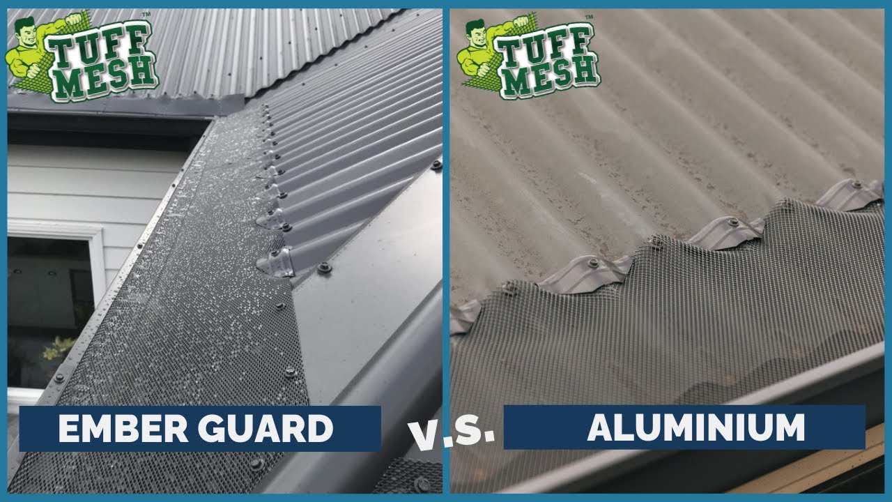TuffMesh Ember Guard  vs TuffMesh Aluminium Gutter Guard | Gutter guard product comparison