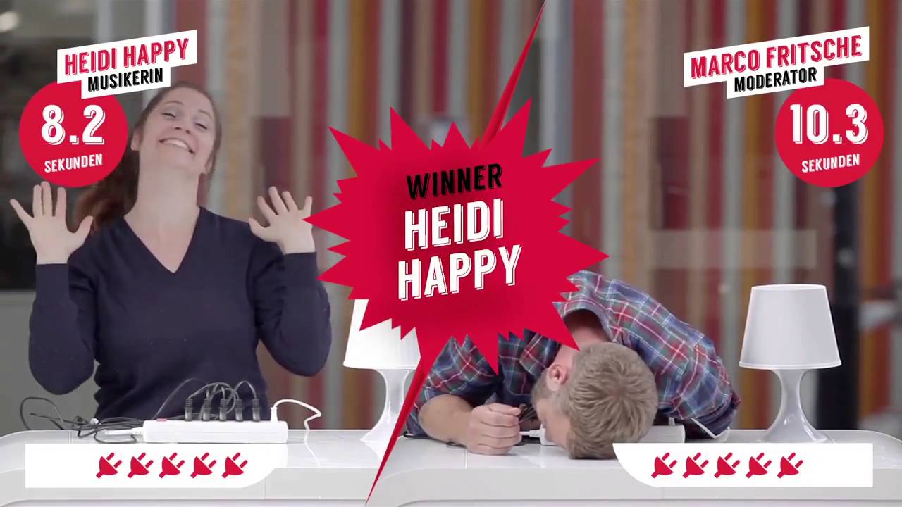 ENERGY CHALLENGE 2016 &ndash; Heidi Happy vs Marco Fritsche &ndash; Stecker Challenge