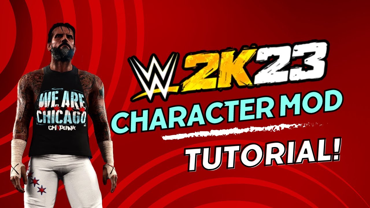 How to install Character Mods + GFX & Theme in WWE2K23!!! #wwe2k23 #mods #wwe #cmpunk
