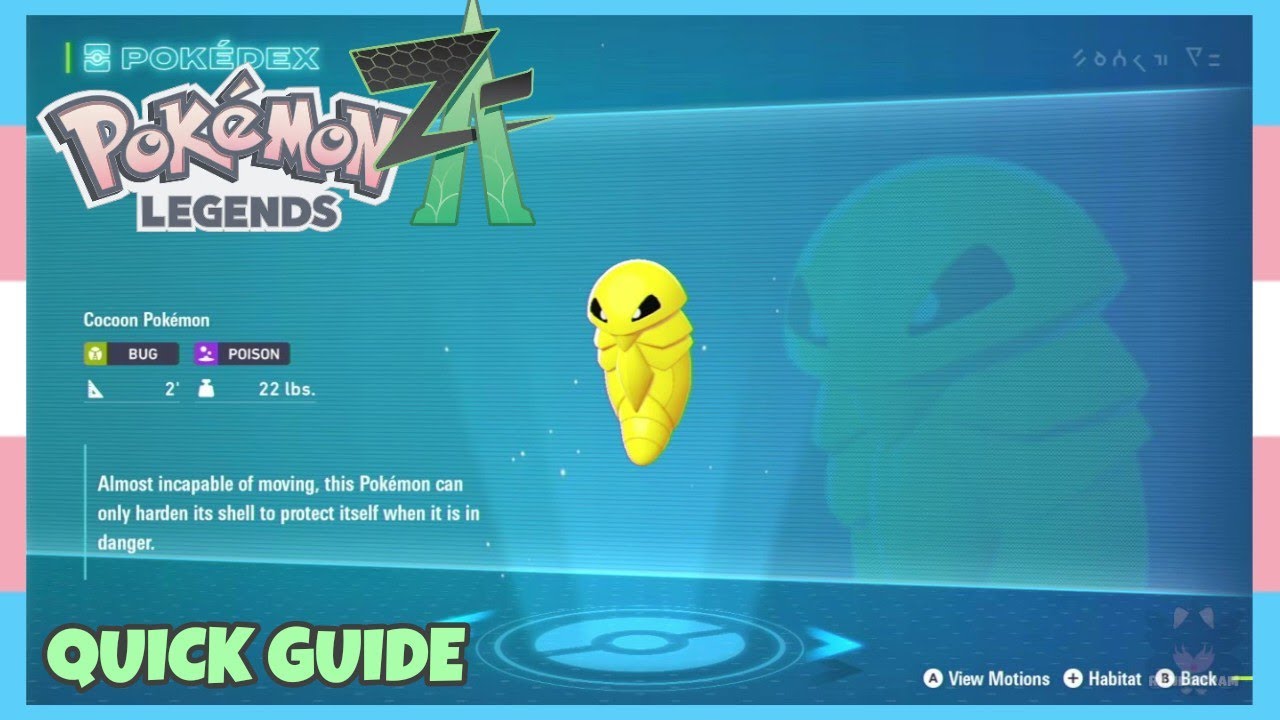 Where To Catch Kakuna In Pokemon Legends ZA | Location Quick Guide