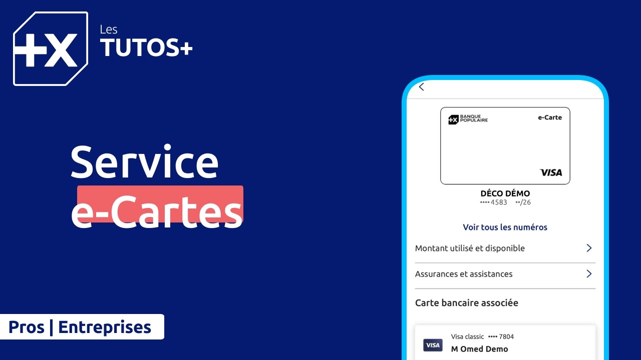 [PRO] Comment cr&eacute;er et utiliser une e-Carte pour vos achats en ligne ? | Banque Populaire