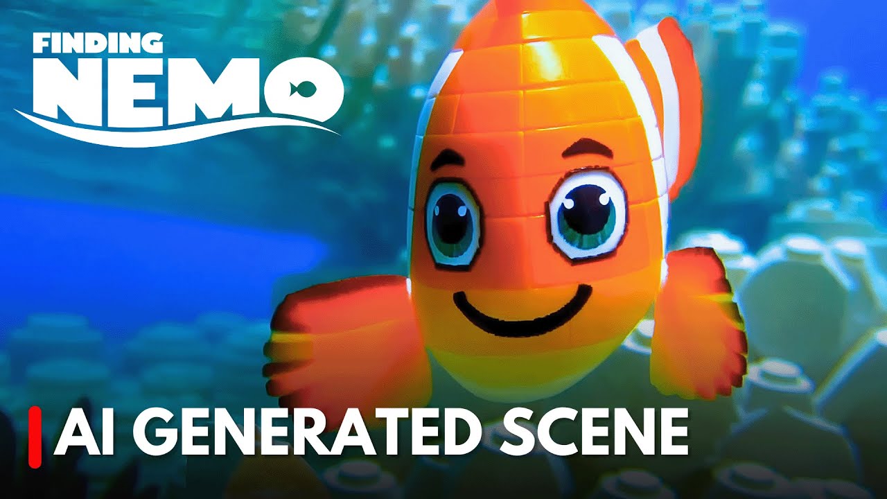 AI Creates INSANE LEGO Scene of Finding Nemo's Don’t Touch The Boat!
