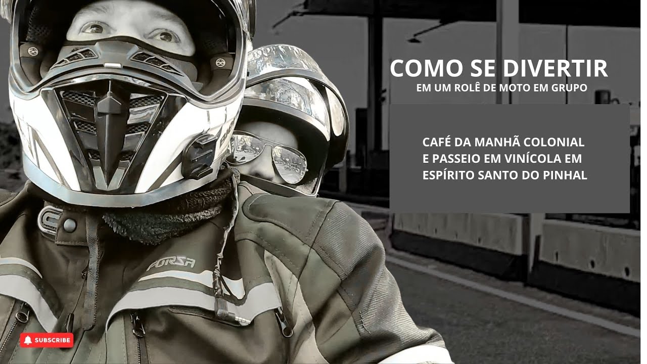 Divertindo-se em um rolê de moto com direito a café da manhã, passeio em vinícola e almoço na roça!