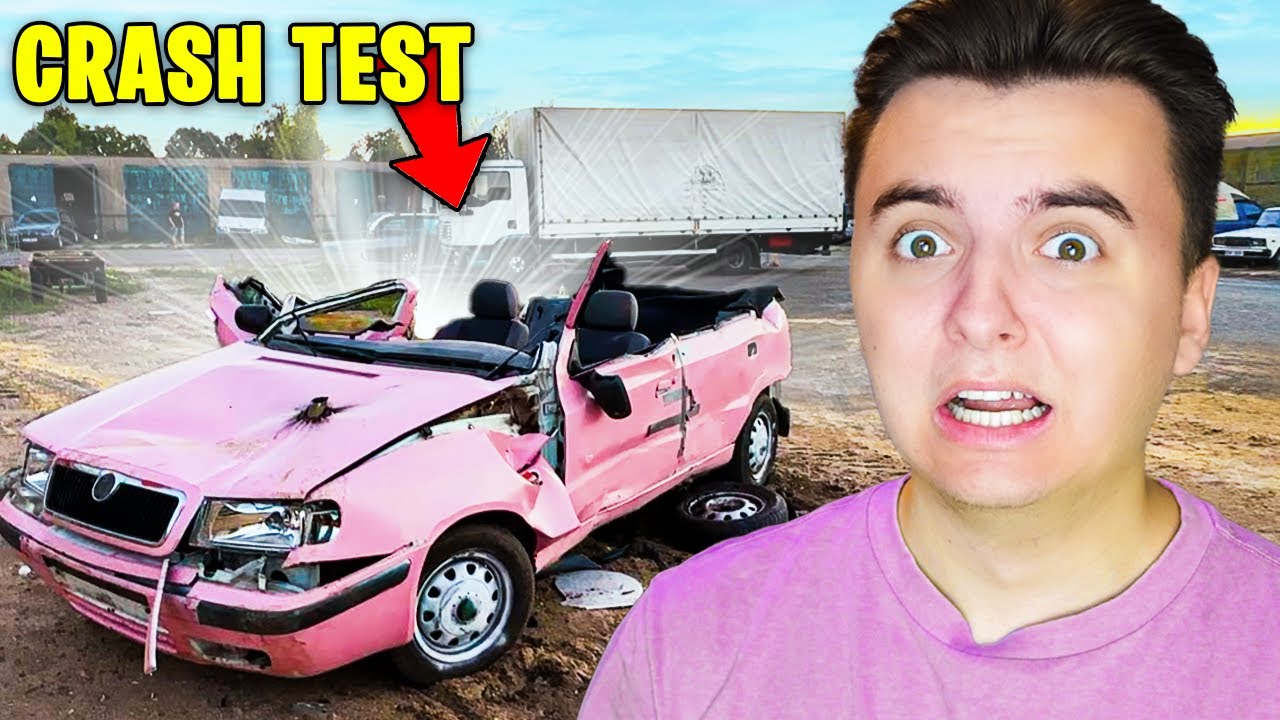 Shodili jsme Auto z 10 Metrů! Největší CRASHTEST Felicie..