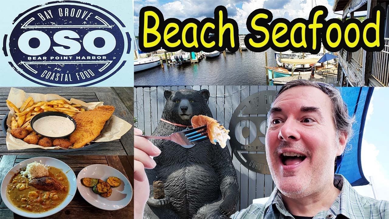 Beach Seafood Feast: Orange Beach Waterfront Restaurant Review Videos of OSO at Bear Point Harbor