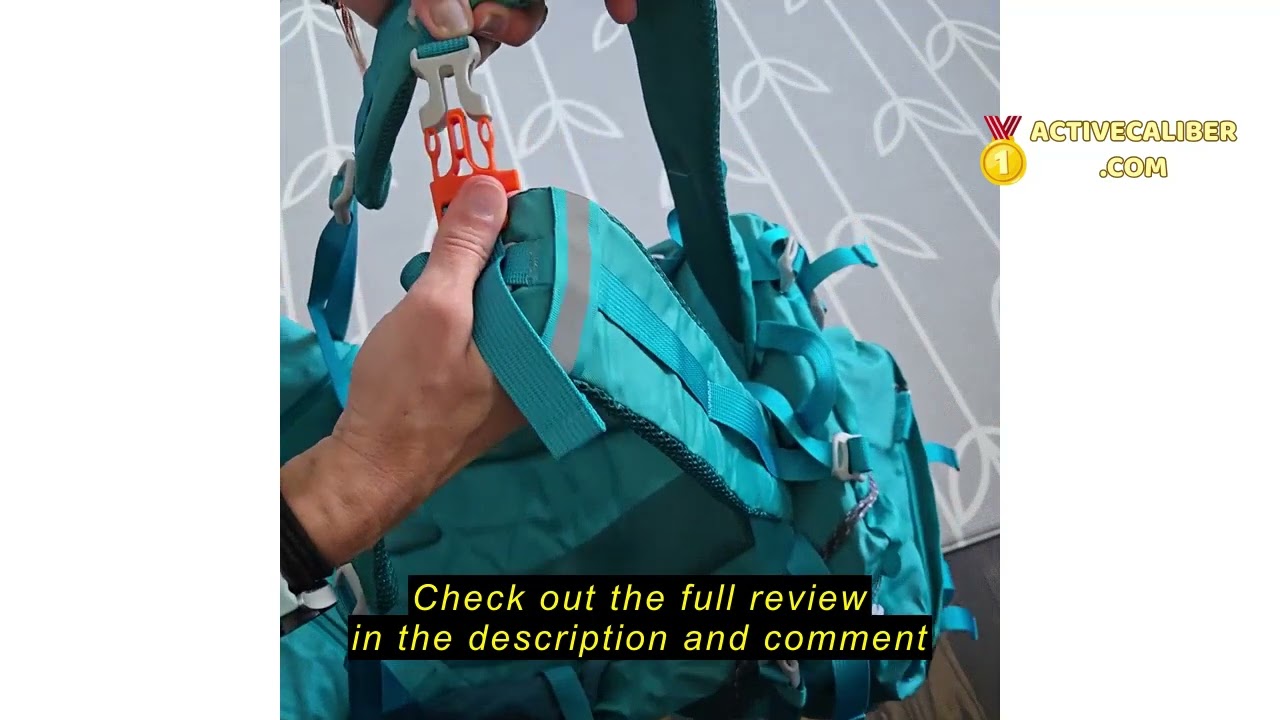 Review IGOLUMON 60L Hiking Backpack Waterproof Camping Backpack with Rain Cover Large Lightweight Ba