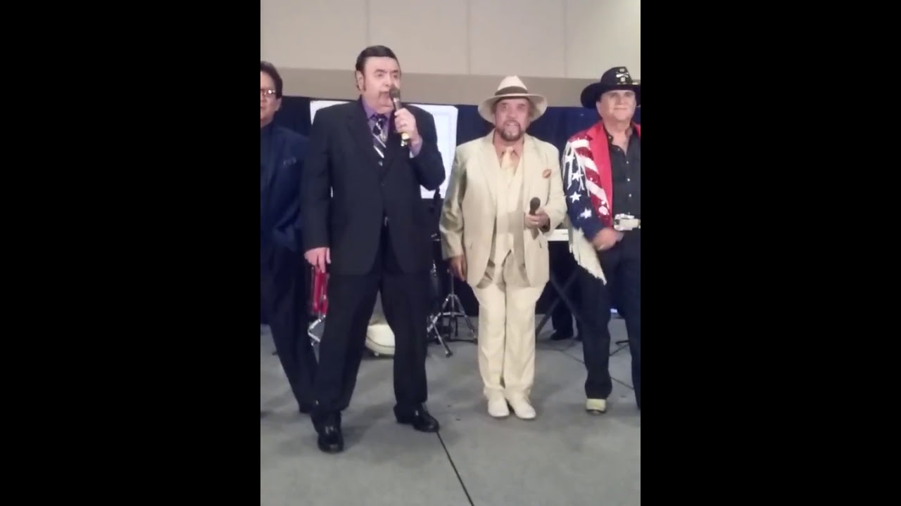 Carlos Guzman with legends Sunny and freddie performing for Johnny Canales Tribute
