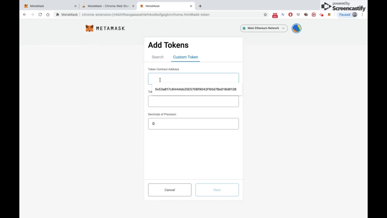 How to Download an Ethereum Wallet and Add VeganCoin to Listed ERC20 Tokens
