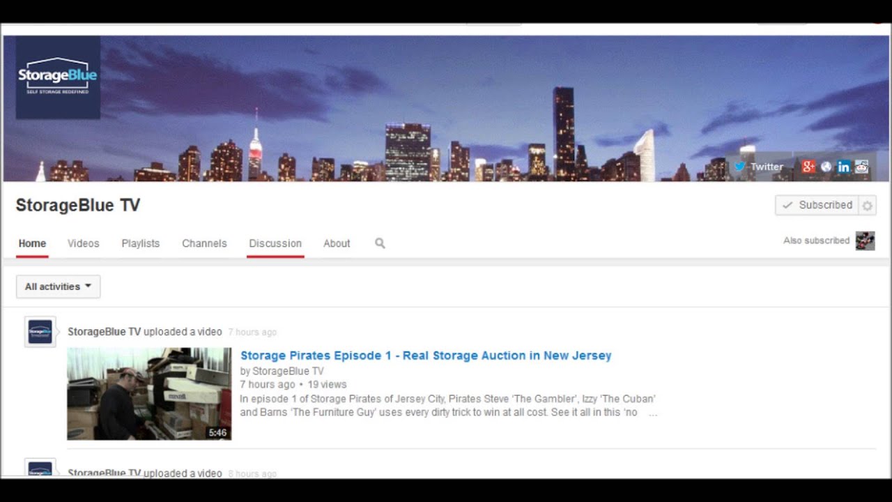 Please Subscribe to StorageBlue TV :-)