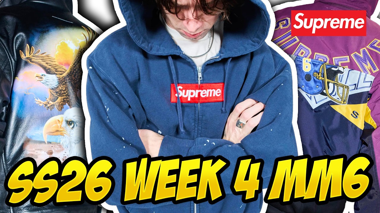 Представлена ​​вся коллекция SUPREME SS26 MM6! Она действительно впечатляет?