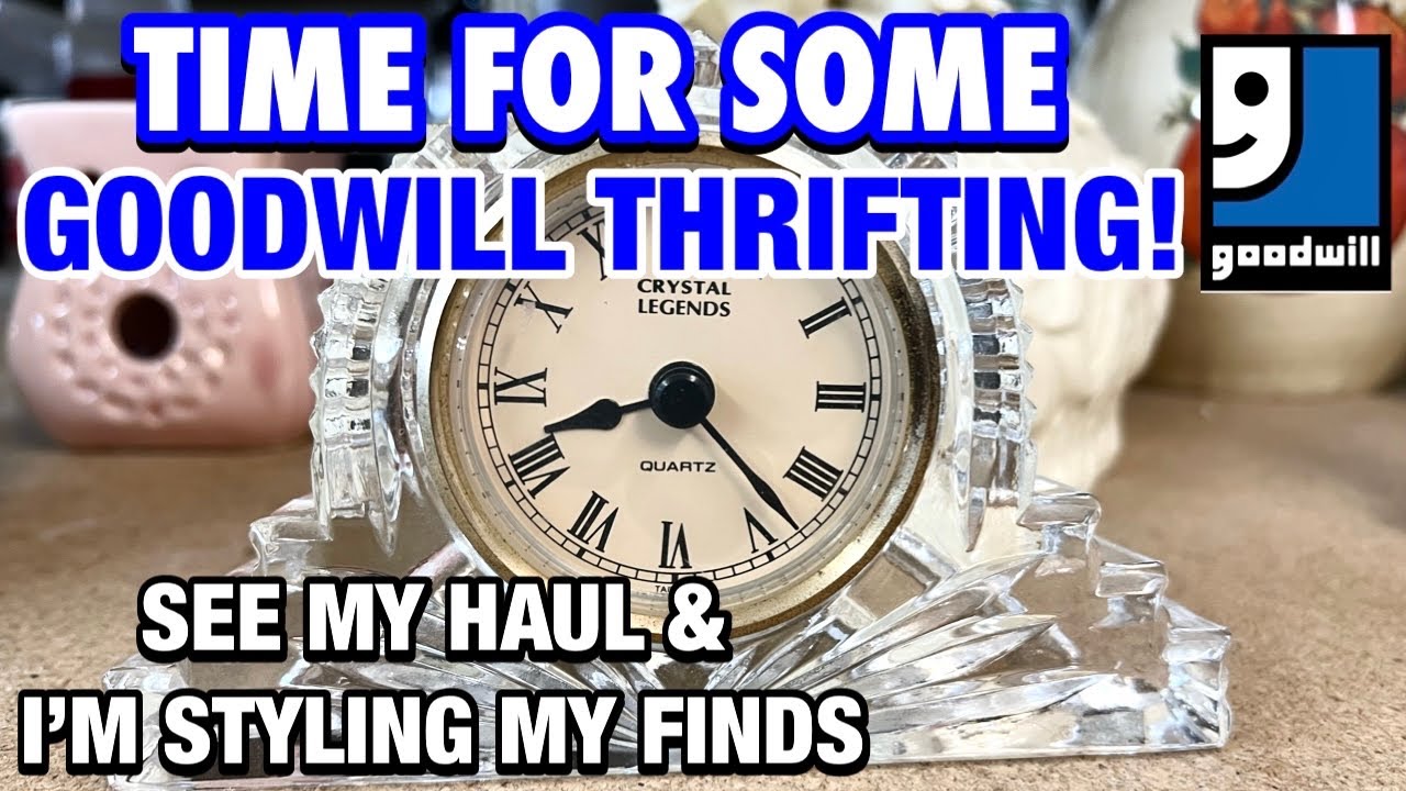 What a timeless piece! GOODWILL THRIFT WITH ME 2022 + HOME DECOR THRIFT HAUL *