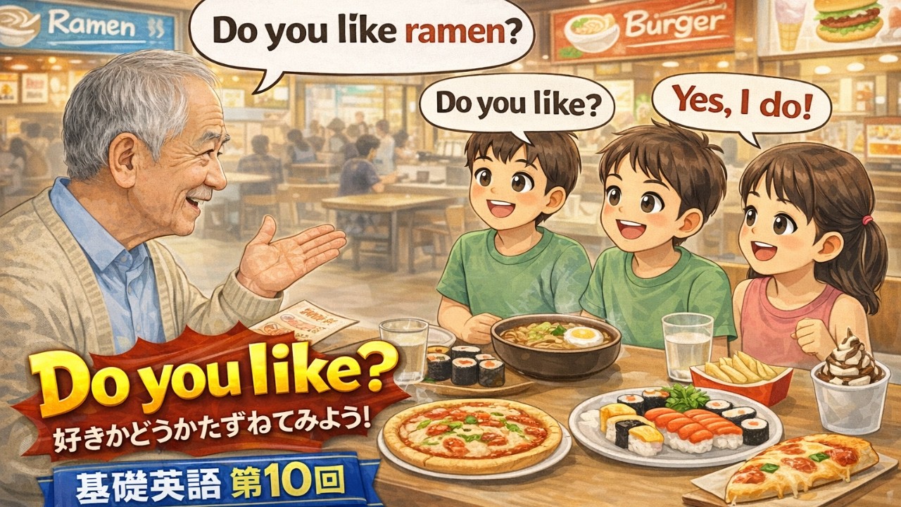 相手の好みをたずねる　【基礎英語第10回】