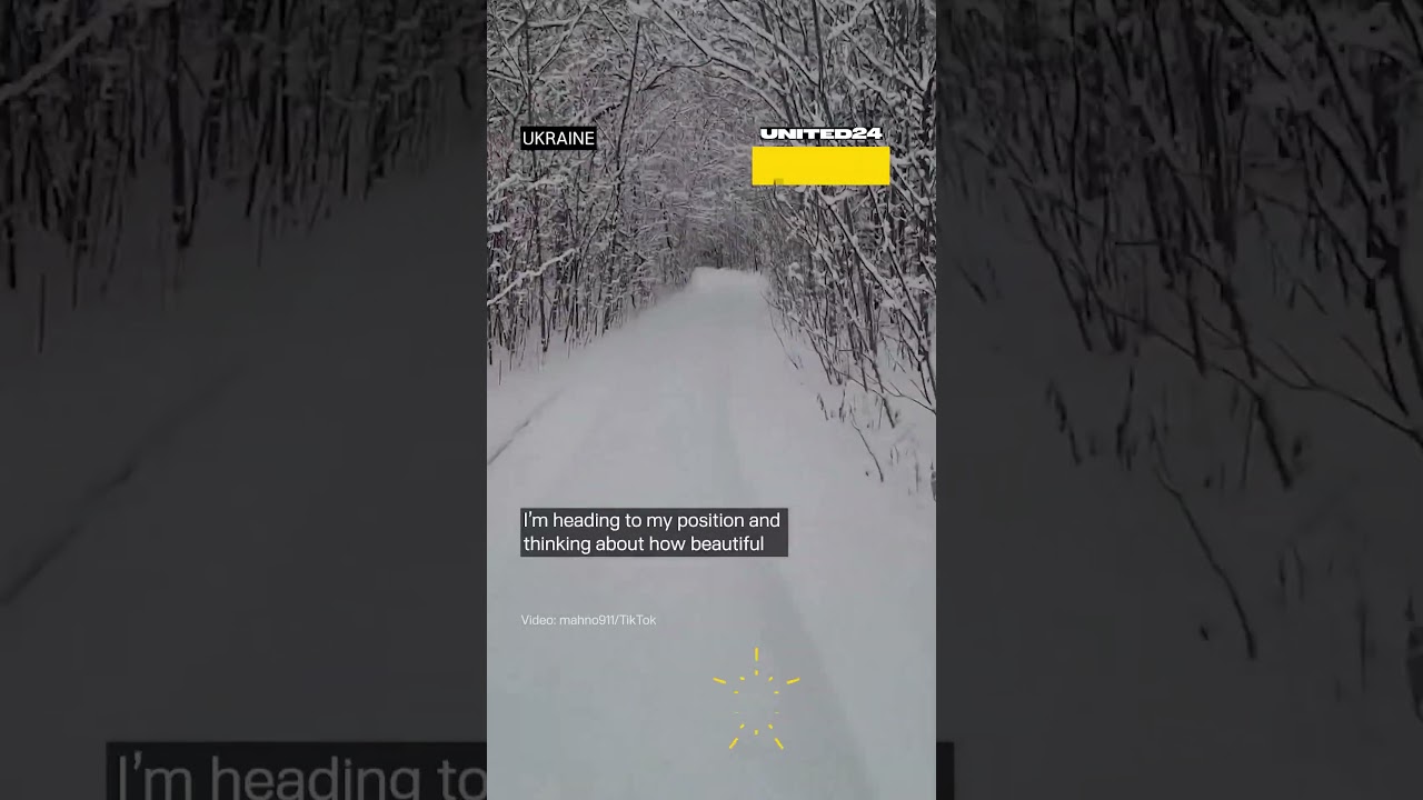 Beautiful Road to Ukrainian Positions #warinukraine