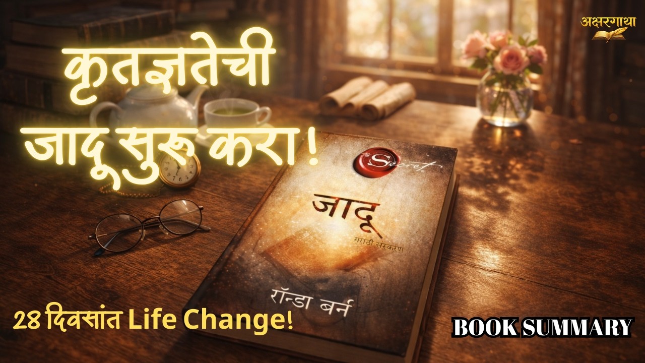 कृतज्ञतेची जादू! | Rhonda Byrne यांच्या ‘जादू’ पुस्तकाचा प्रभावी मराठी Summary | Akshargatha