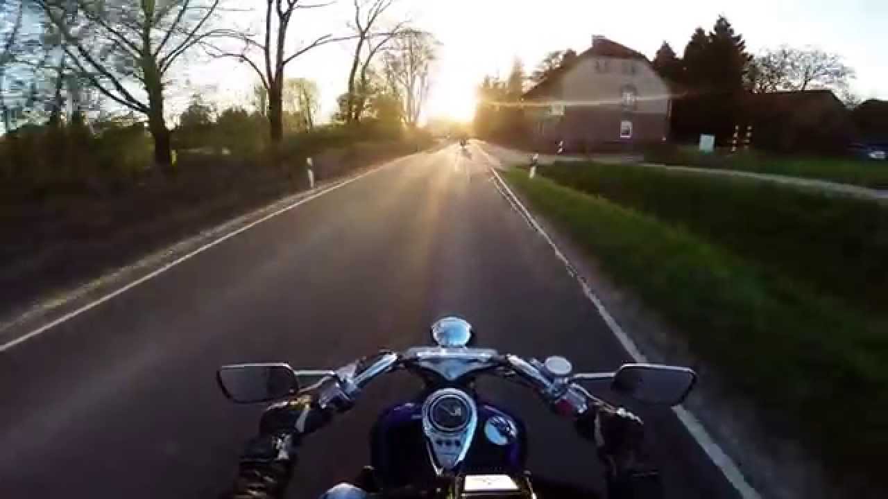 #1 - Fahrt in den Sonnenuntergang [HD] - GermanMotorcycle