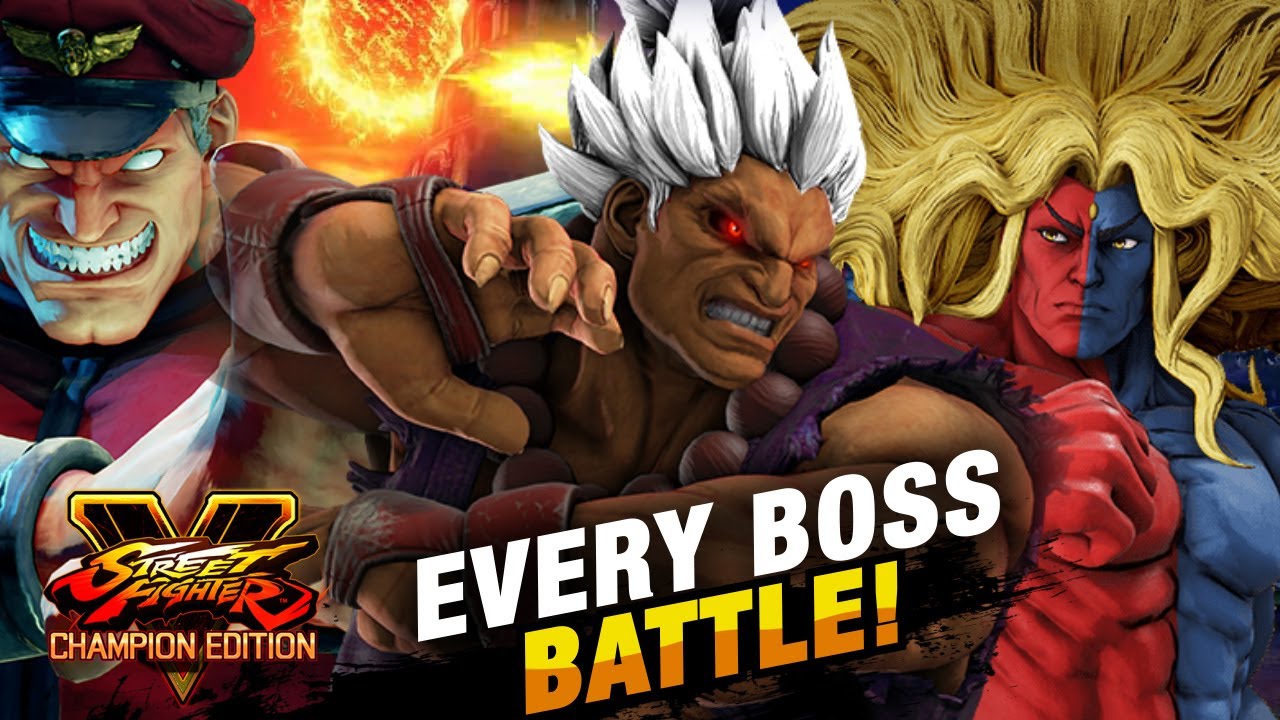 SFV Boss Battle Compilation