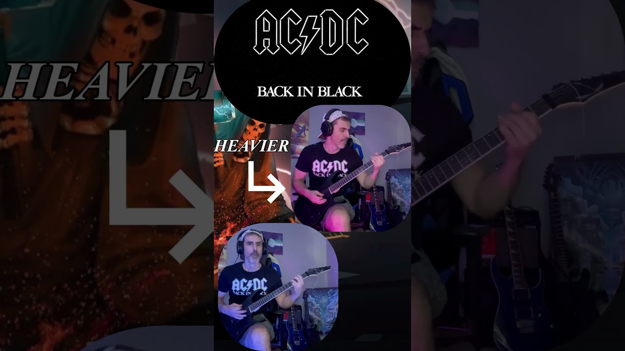 Heavier/Faster AC/DC  "Back in Black'" REMIX Iconic Rock Anthem 
