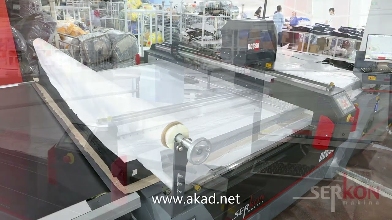 Cutter Cnc Kumaş Kesim Makinası - Otomasyon Uygulamaları - Akad