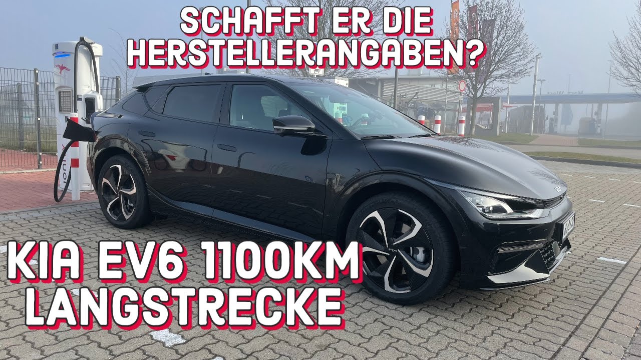Wie schnell lädt der Kia EV6 auf 1100KM Langstrecke im Winter?