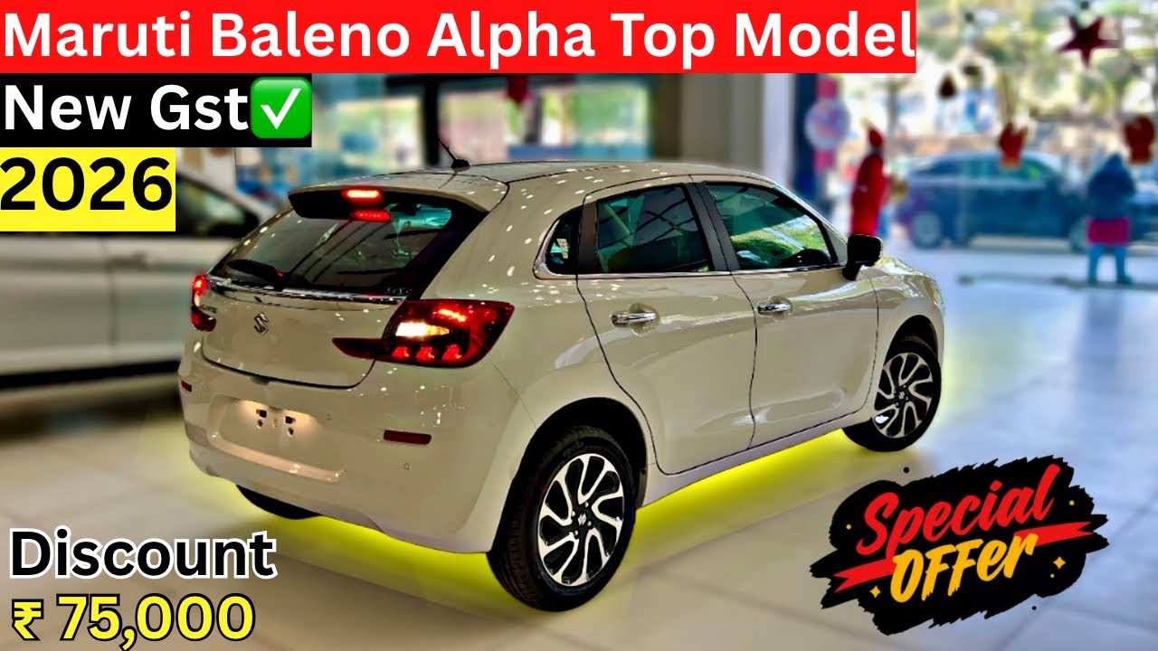 New Maruti Baleno Alpha Top Model 2026 With Heavy Discount🔥 | Baleno On Road Price | Detail Review 