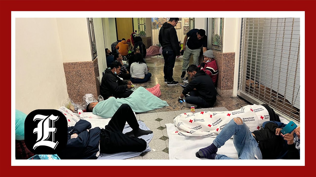 El Paso airport filled with desperate immigrants sleeping on terminal floors