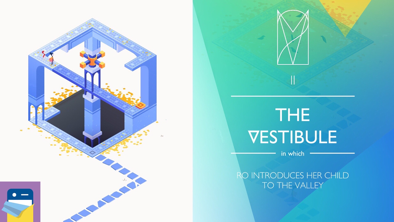 Monument Valley 2: Chapters 1 & 2 ( I & II) The Vestibule Walkthrough & Gameplay (by ustwo Games)