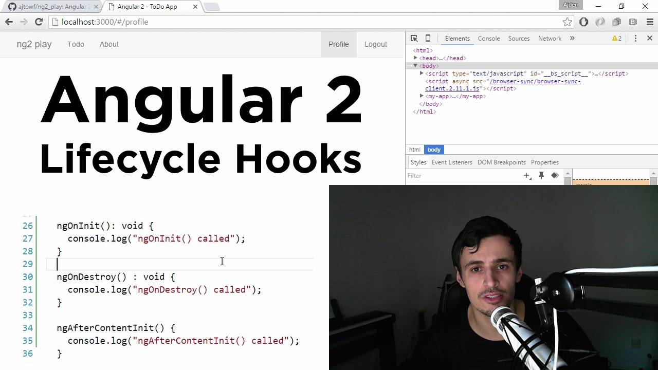 Angular 2: Lifecycle Hooks Explained in 8 minutes