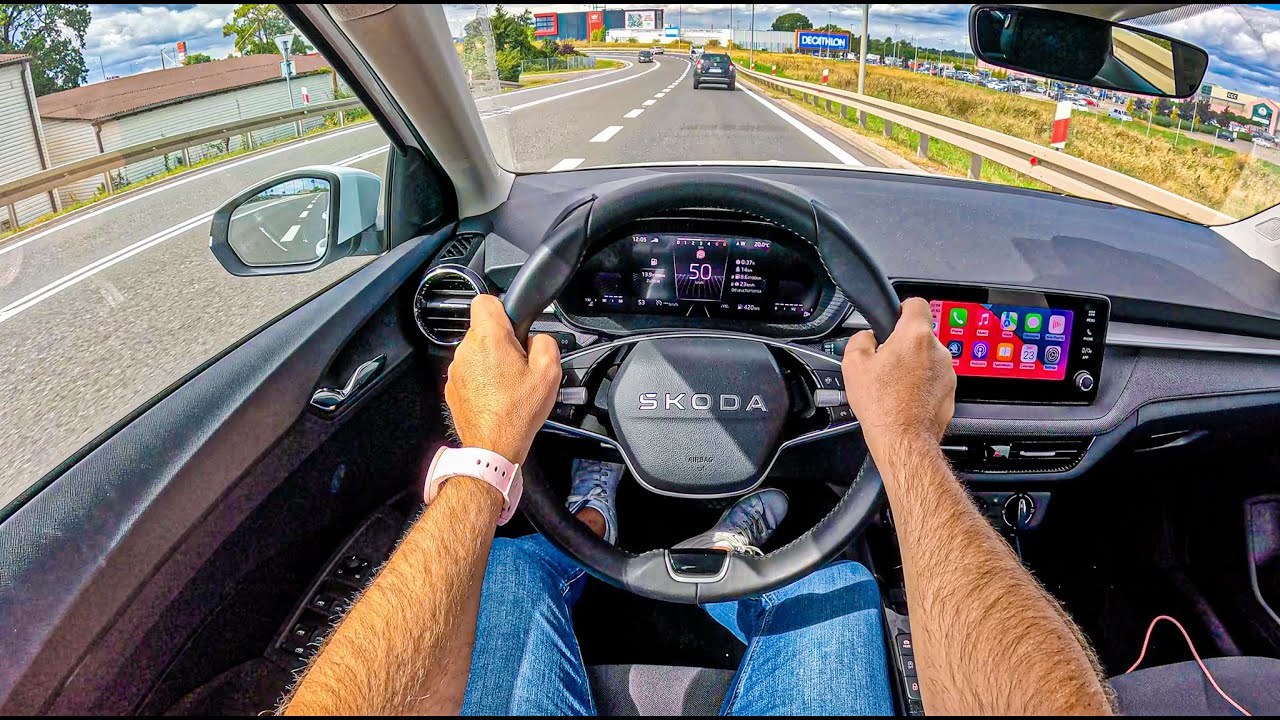 NEW Skoda Fabia 2026 (1.0 TSI 115 hp) | POV Test Drive #2521 Joe Black