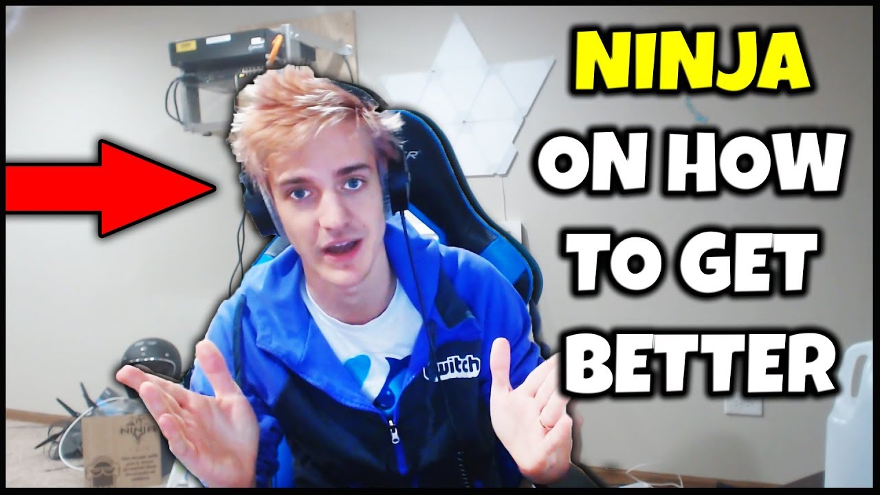 Ninja On How To Get BETTER at FORTNITE Battle Royale