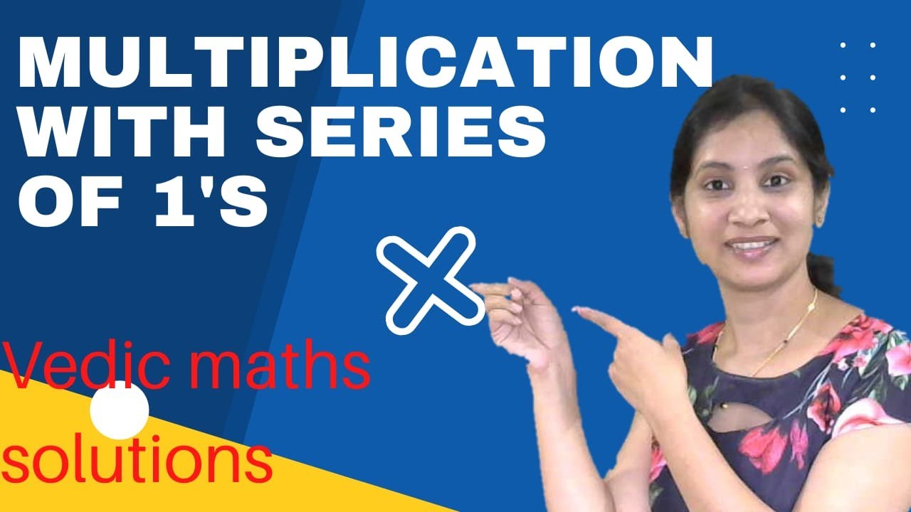 Vedic Maths| Multiplication of any number with series of 1's | Tricks for maths