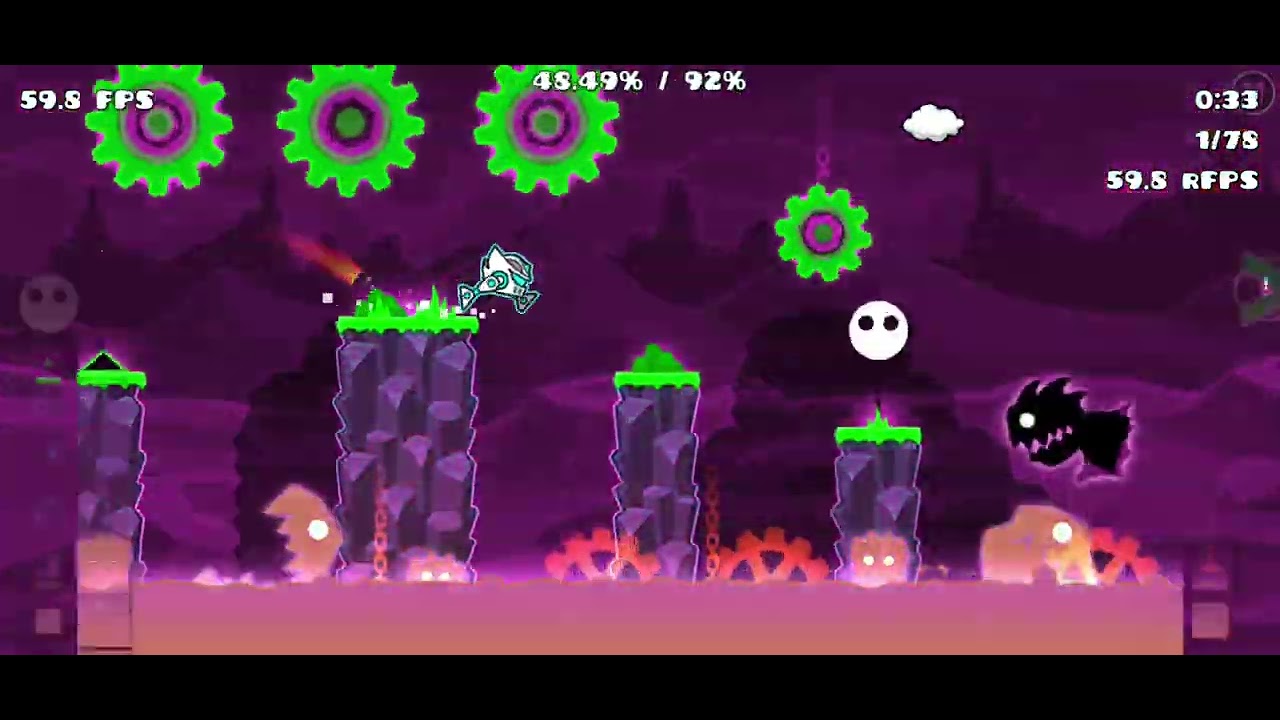 Niveles de sub#6 (Kung Fu Battle By TerrorGamePlay) |Geometry dash 2.11