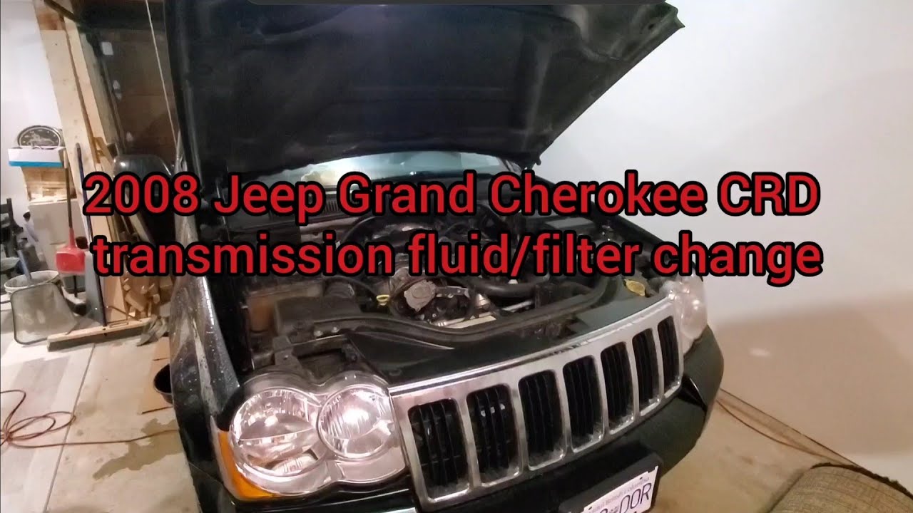 Замена трансмиссионной жидкости и фильтра в Jeep Grand Cherokee CRD (OM642) 2008 года выпуска (бе...