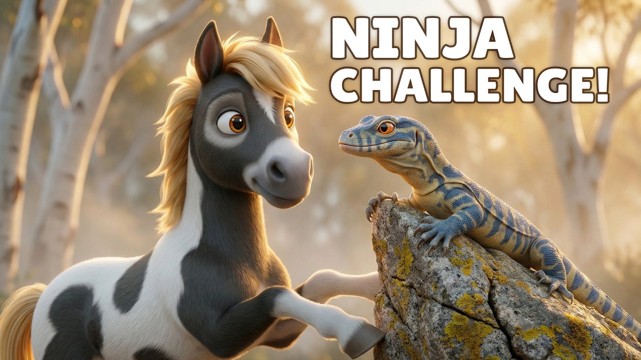 Banjo's Ninja Challenge 🦎 | Finding Balance & Focus 🌿 | Calming Adventure for Kids
