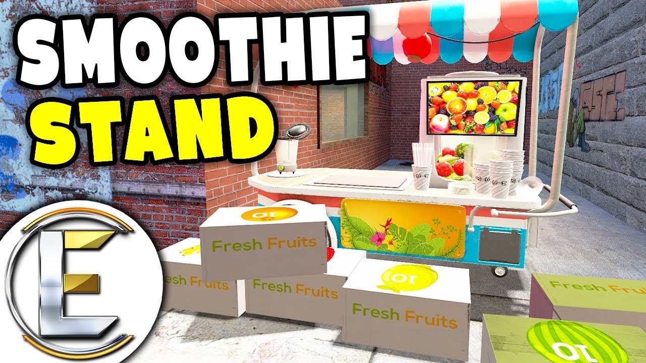 Smoothie Stand - Gmod DarkRP Life (Add Toppings For Extras, I Made 2 Million From This Business)