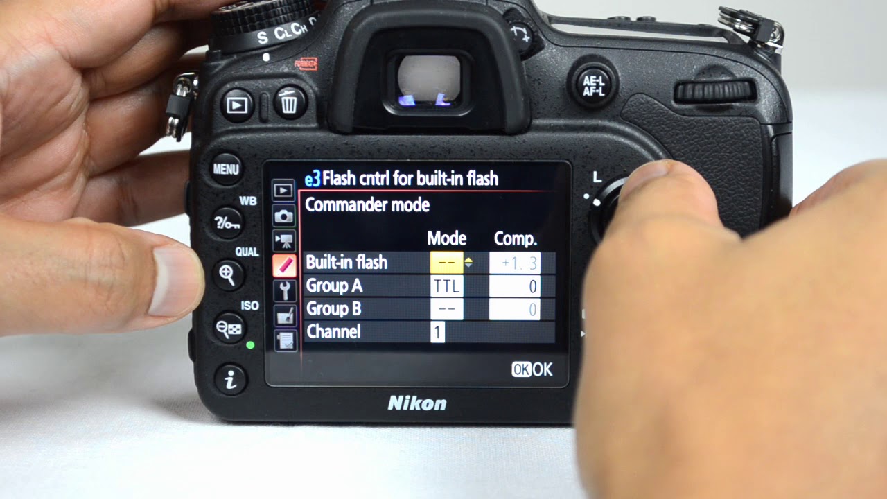 How to setup remote flash in Nikon SB 700