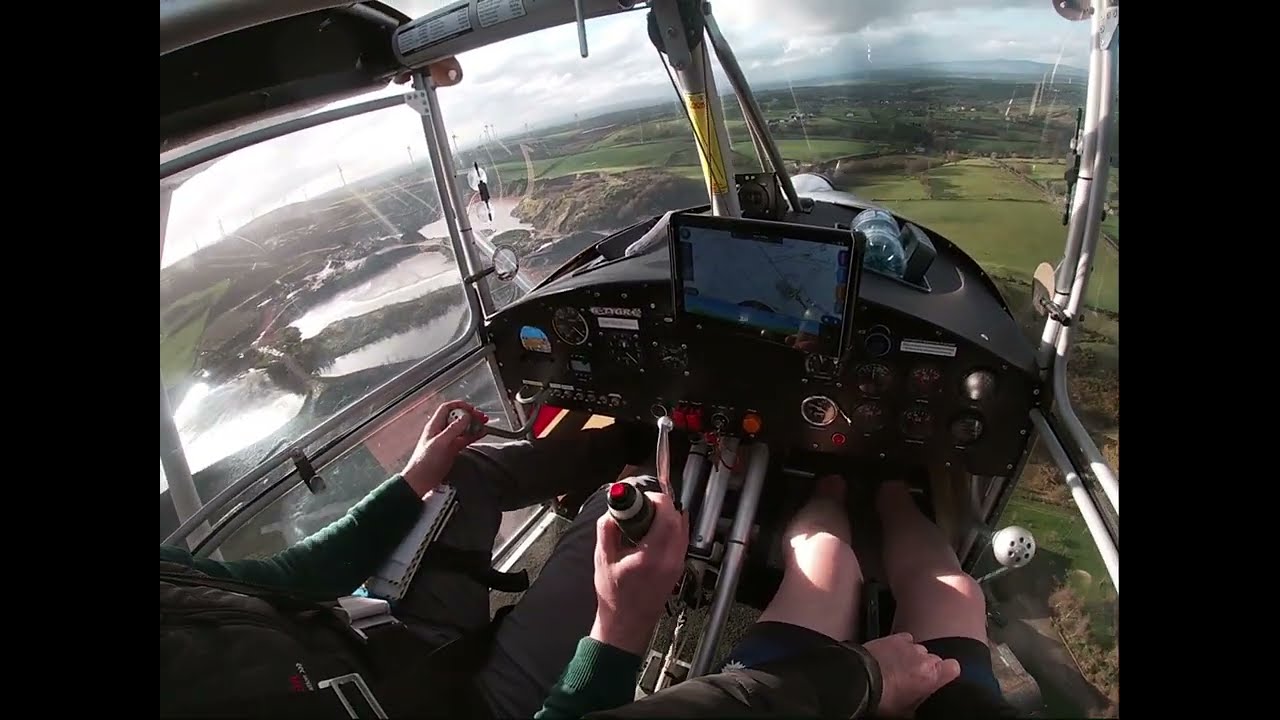 Skyranger Swift Passenger - Trip to Hilltop with Jaime in TYGR. Kernan Aviation 27-2-26