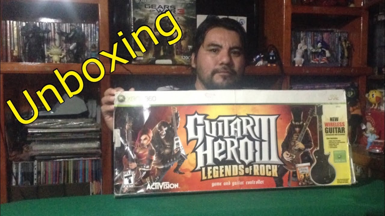 Guitarra - Guitar Hero 3 - Unboxing