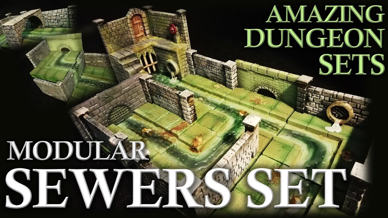 Modular Sewers | Amazing Dungeon Sets #01