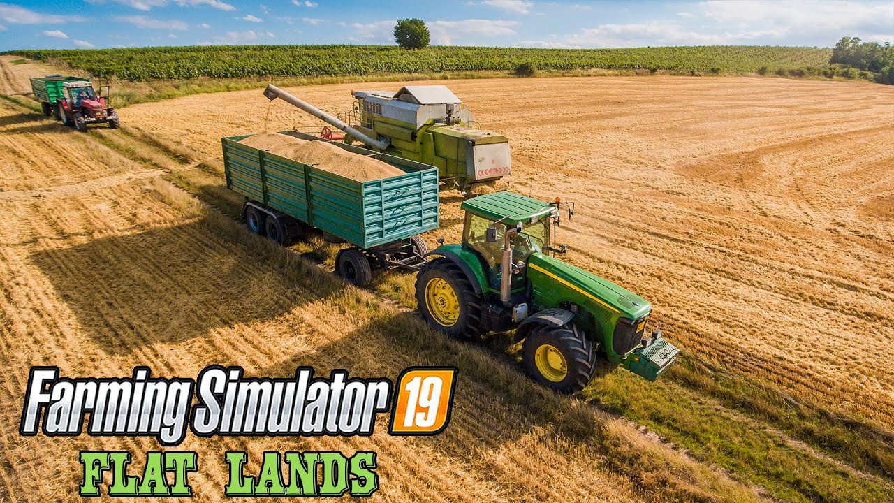 I Spent 24 Hour Harvesting 50Ha Of Flat Lands - Farming Simulator 19 Timelapse