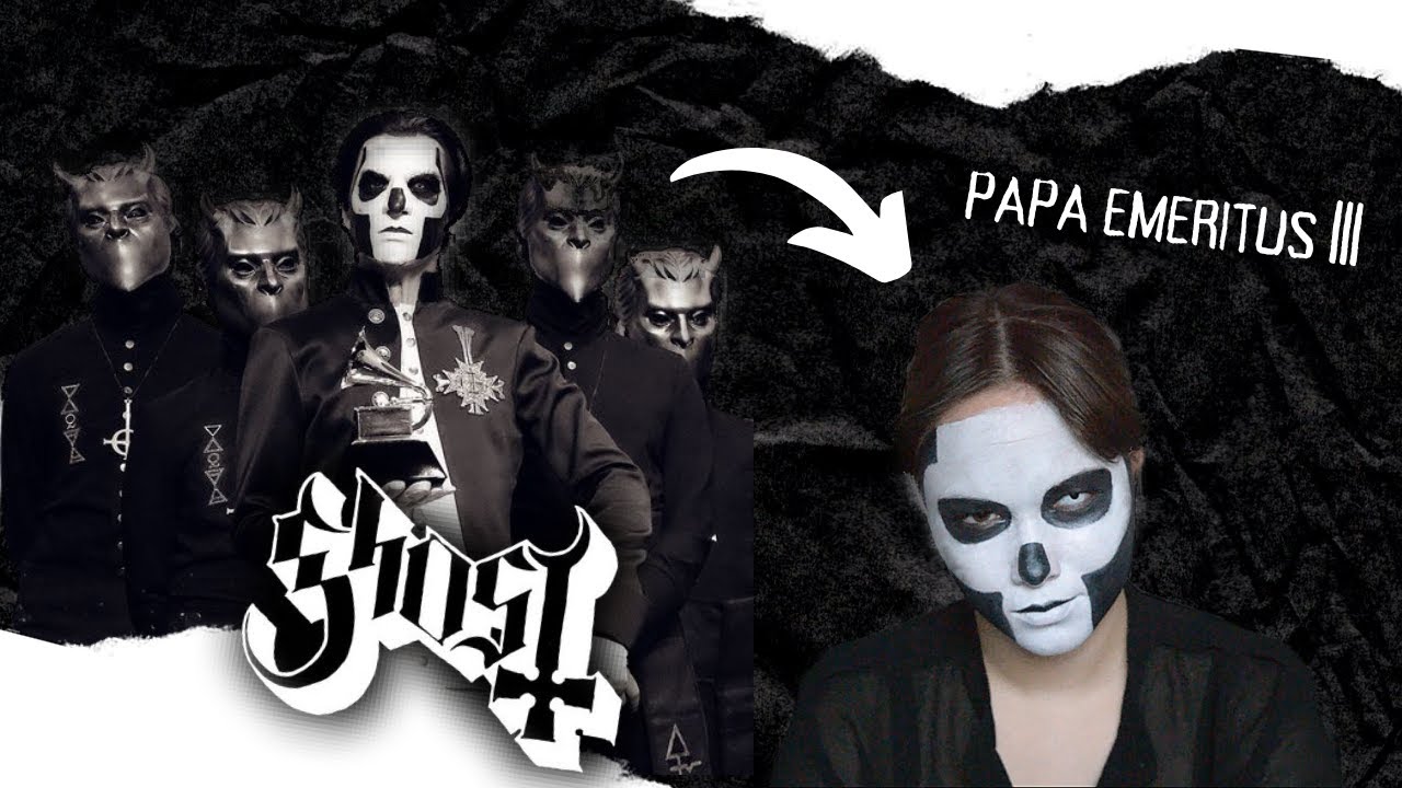 PAPA EMERITUS III (GHOST) ~ HALLOWEEN MAKEUP TUTORIAL