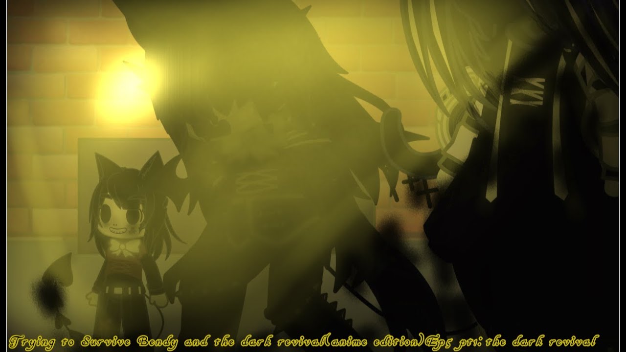 Trying to Survive Bendy and the dark revival(anime edition)Ep 5:dark revival pt1|Gacha Fnia