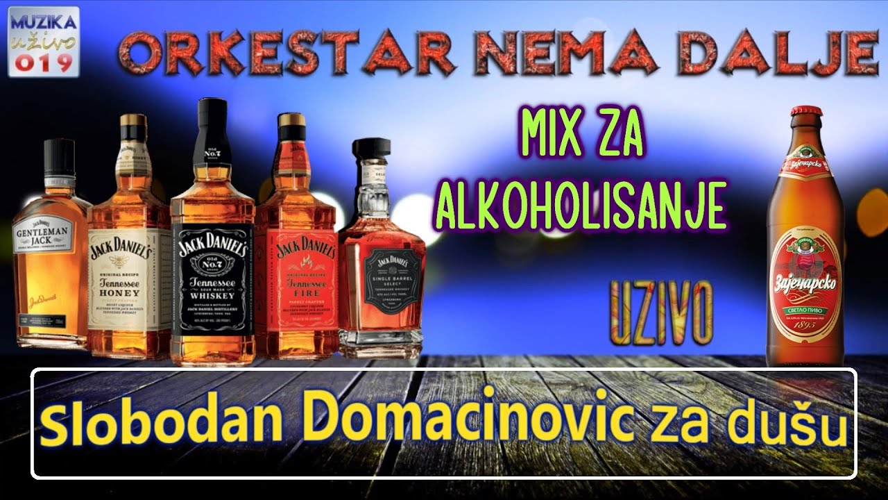 Slobodan Domacinovic UZIVO - MIX ZA ALKOHOLISANJE 🍻 🥂 🍷 🥃 🍸 🍹 🍾// MuzikaUzivo019