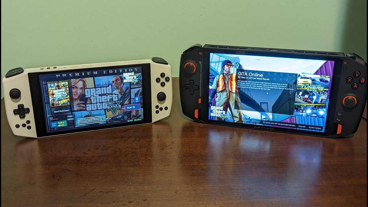 Onexplayer vs Aya Neo Gta 5 Comparison